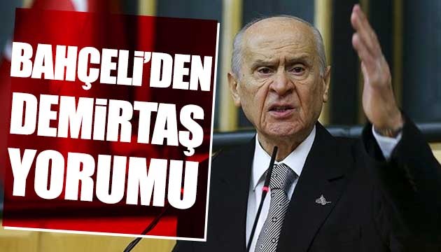 Bahçeli'den Demirtaş yorumu