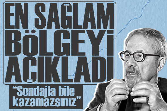 Naci Görür en sağlam zemin olarak orayı işaret etti:  Sondajla bile kazamazsınız 