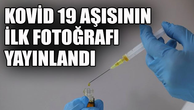 Kovid 19 aşısının ilk fotoğrafı yayınlandı!