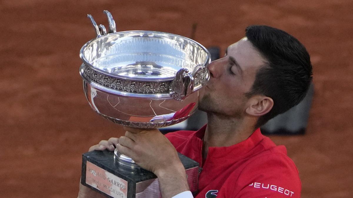 Fransa Açık ta şampiyon Novak Djokovic