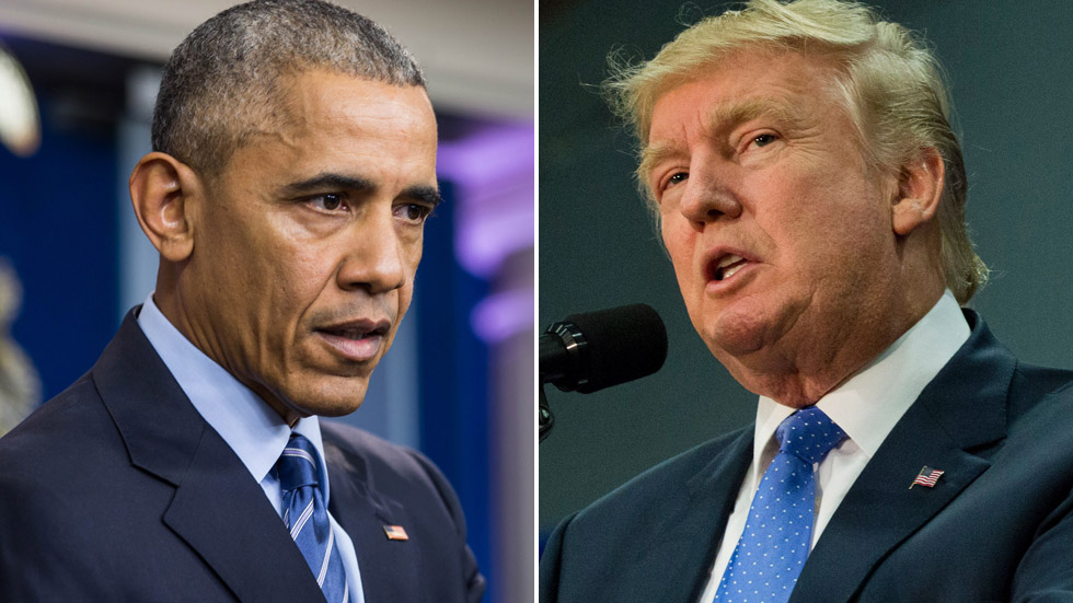 Obama dan Trump a sert eleştiri