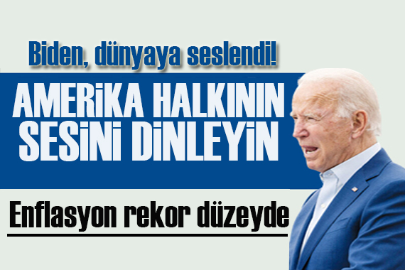 Biden: Amerika halkını dinleyin!