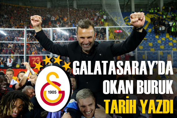 Okan Buruk, Galatasaray da büyük başarı yakaladı! Rekorlar kırdı...