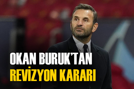 Galatasaray da Okan Buruk neşteri vuruyor!