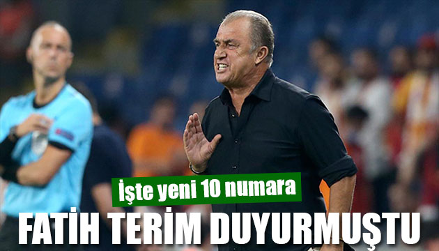 İşte Galatasaray ın yeni 10 numarası