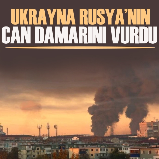 Ukrayna Rusya'nın kritik petrol rafinerisini vurdu