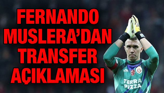 Muslera dan transfer açıklaması: Birçok teklif aldım ancak