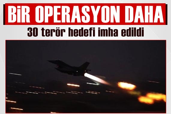 TSK dan Suriye de bir operasyon daha! 30 hedef imha edildi