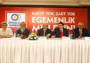 ORTAK AKIL'DAN DEMOKRASİ MANİFESTOSU: MİLLET İRADESİ ÜZERİNDEKİ İPOTEKLER KALKSIN