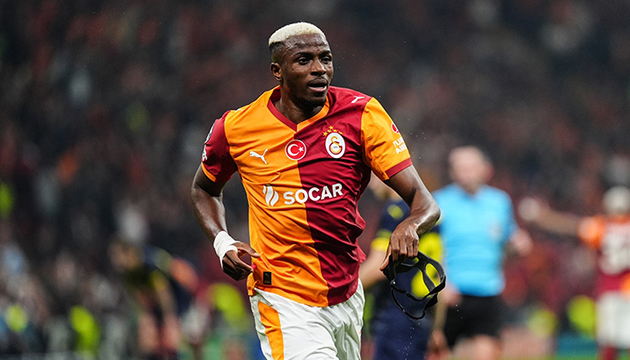 Galatasaray ı Osimhen sırtlıyor