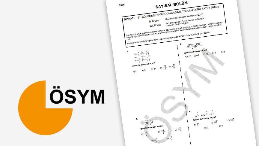 ÖSYM den duyuru: Kitapçıklar erişime açıldı!