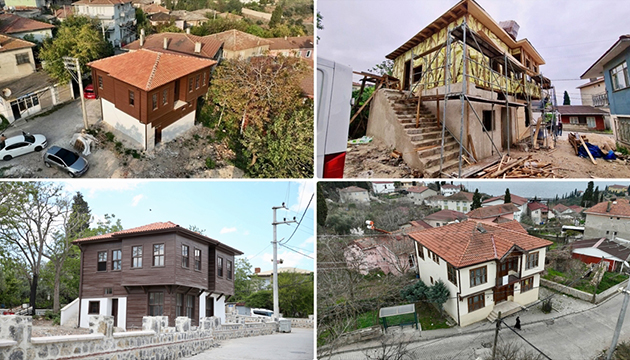 Osmanlı döneminden kalan evler restore ediliyor