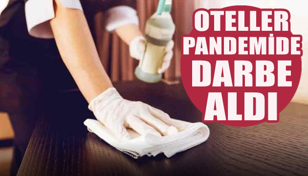 Oteller pandemide darbe aldı