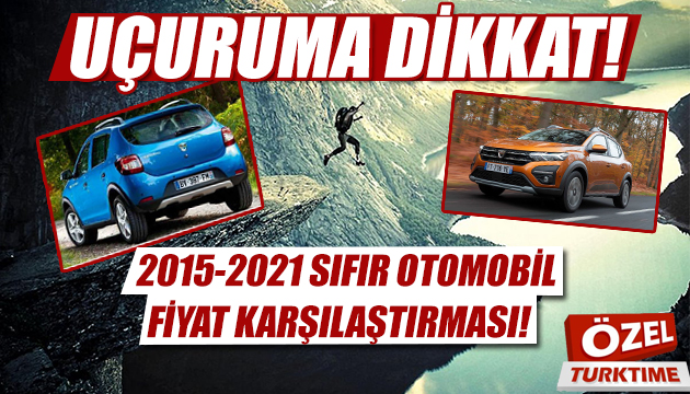 Sıfır otomobil fiyat karşılaştırması! Uçuruma dikkat!