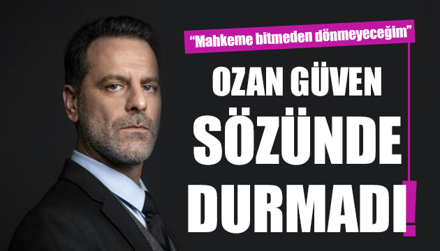 Ozan Güven sahnelere geri dönüyor!