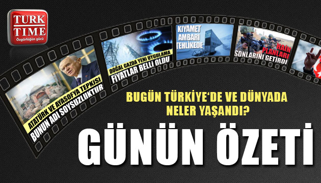 30 Temmuz 2020 / Turktime Günün Özeti