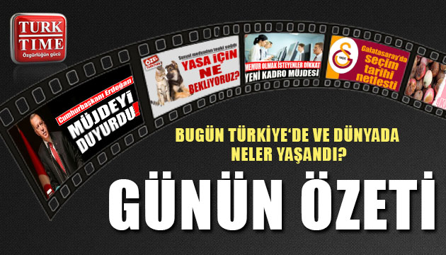 13 Kasım 2020 / Turktime Günün Özeti