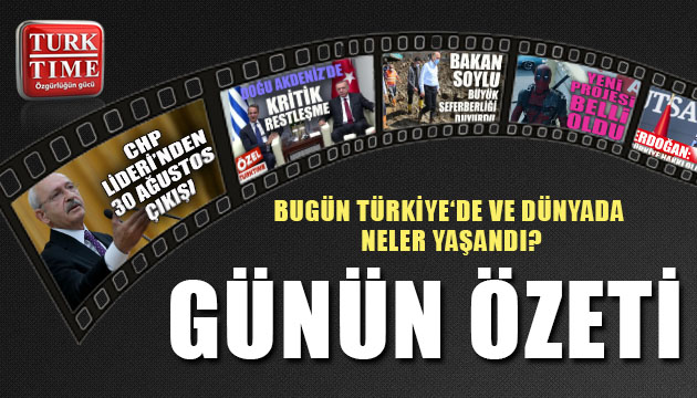 26 Ağustos 2020 / Turktime Günün Özeti
