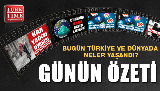 31 Ocak 2021 / Turktime Günün Özeti