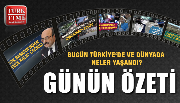 20 Mart 2020/ Turktime Günün Özeti