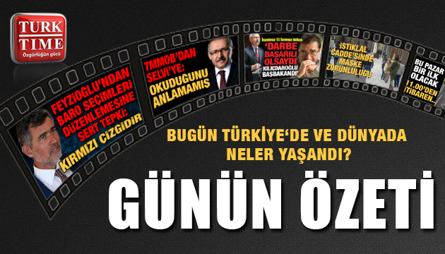 8 Mayıs 2020 Cuma / Turktime Günün Özeti