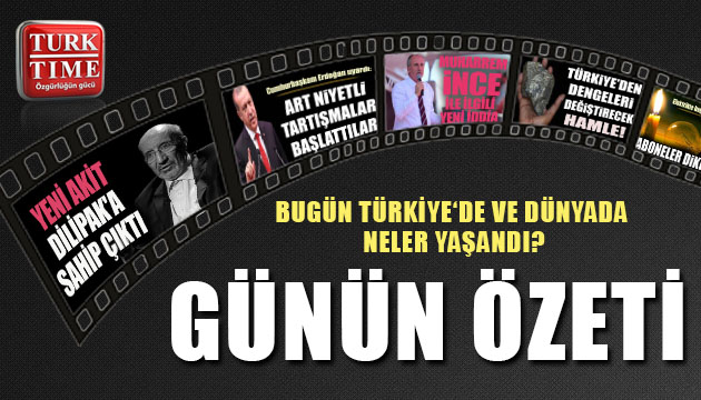 1 Ağustos 2020 / Turktime Günün Özeti