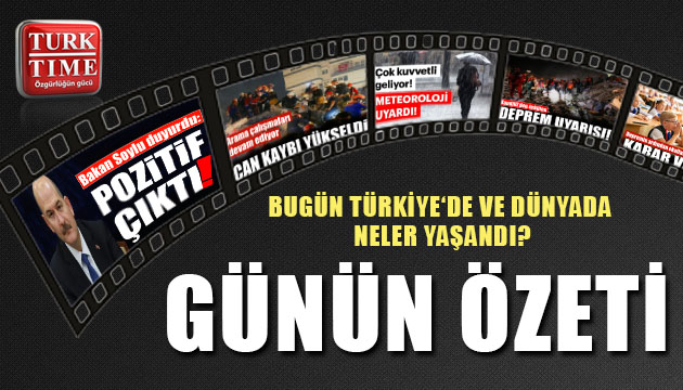 31 Ekim 2020 / Turktime Günün Özeti