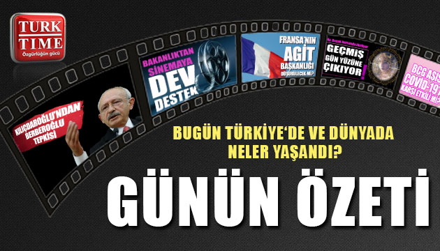 13 Ekim 2020 / Turktime Günün Özeti