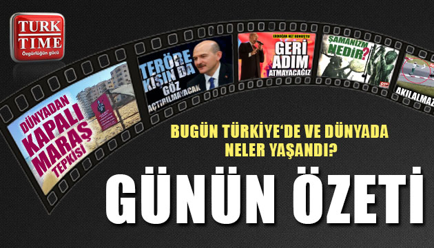 8 Ekim 2020 / Turktime Günün Özeti