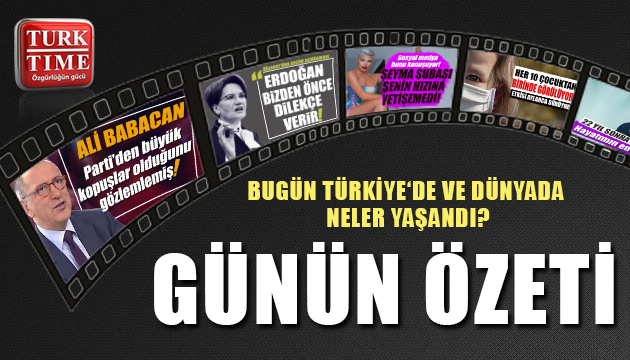 16 Eylül 2021 / Turktime Günün Özeti