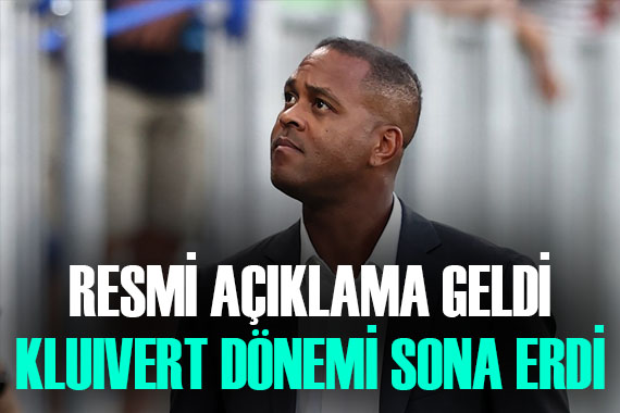 Adana Demirspor resmen açıkladı! Patrick Kluivert ile yollar ayrıldı