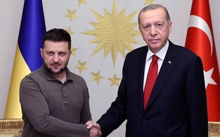 Zelenskiy den Erdoğan a teşekkür