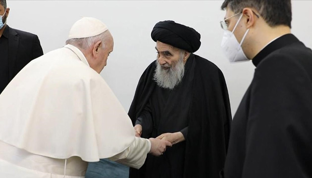 Papa dan Ali es-Sistani açıklaması