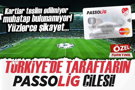 Türkiye de taraftarların çilesi Passolig! Şikayet yağıyor...