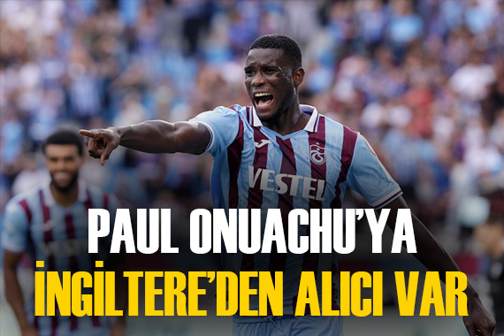 Trabzonsporlu Onuachu ya Premier Lig den çok sayıda talip var...