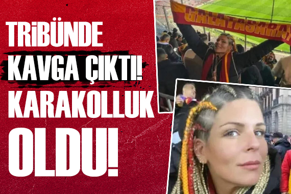 Tribünde kavga çıktı, Pelin Öztekin karakolluk oldu!