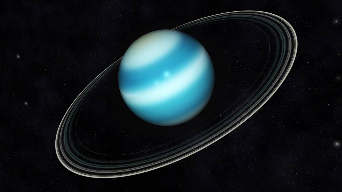  Uranüs gezegeni, yan yattı 