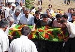 PKK LI CENAZESİ BELEDİYE AMBÜLANSINDA
