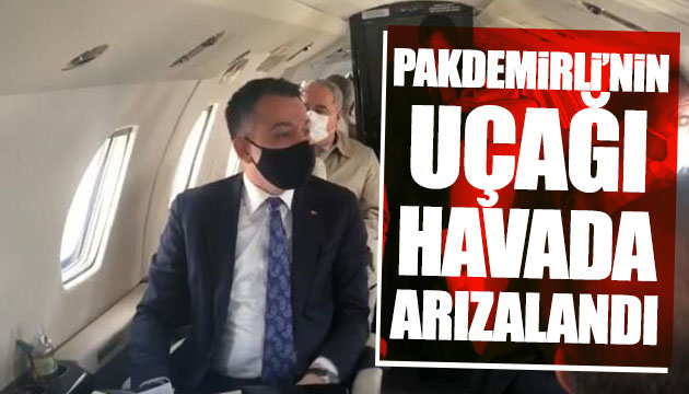 Bakan Pakdemirli nin uçağı havada arızalandı