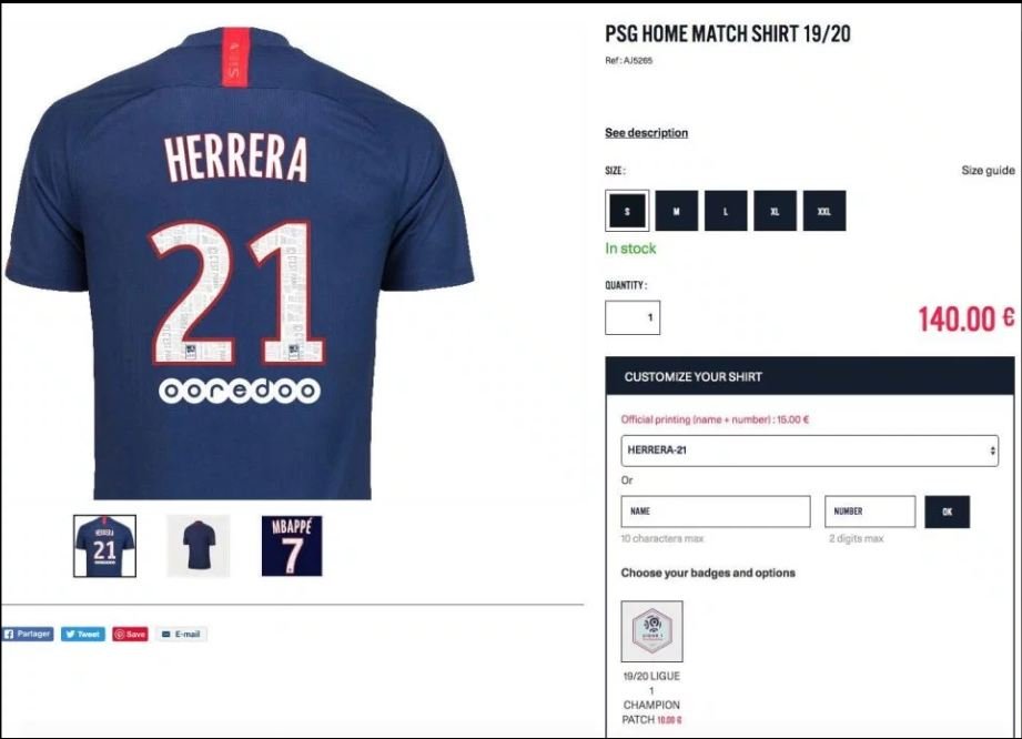 PSG de Herrera paylaşımı