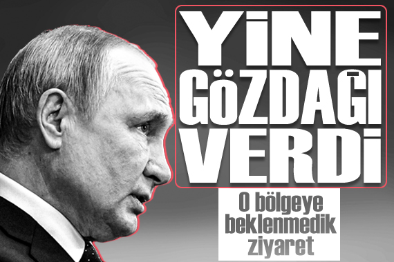 Putin bir kez daha gözdağı verdi: Oraya kendi aracıyla gitti