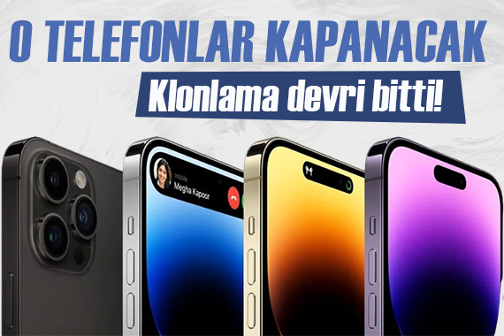 Klonlama yapılan cep telefonları kapanacak