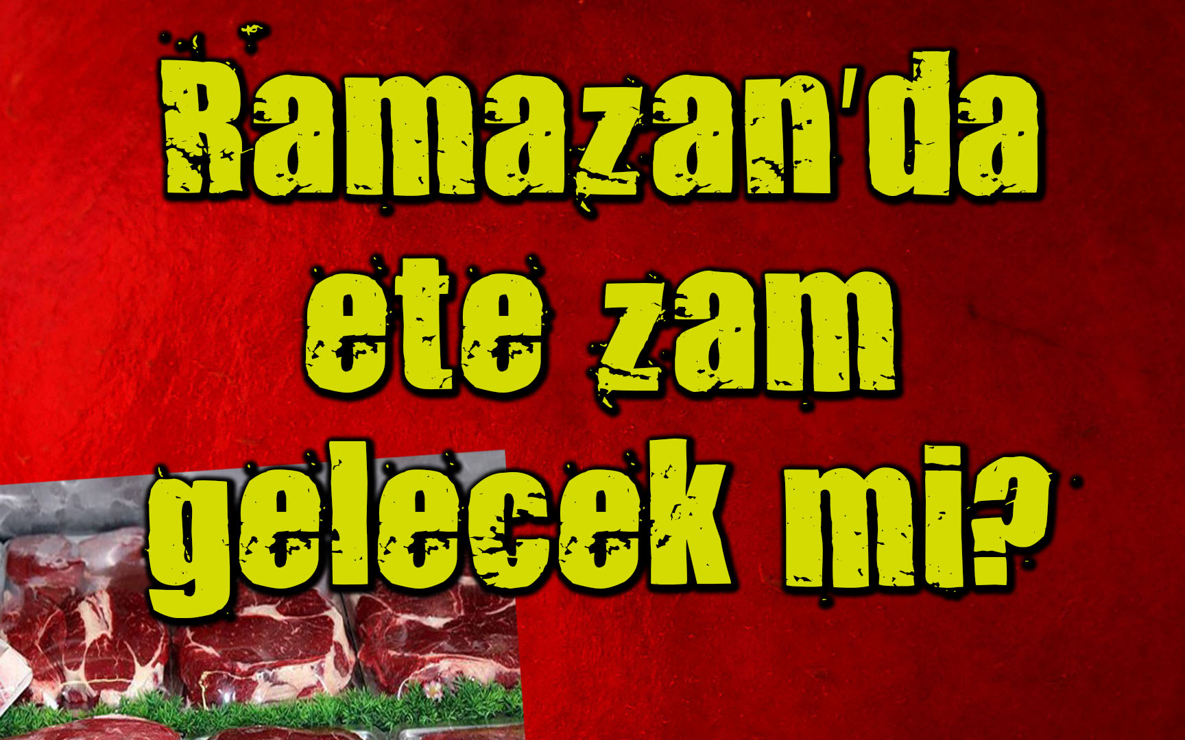  Piyasaya hayvan sürülmesi zammı engeller 