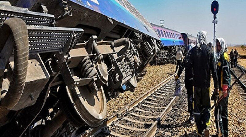 İran da tren kazası: 13 ölü