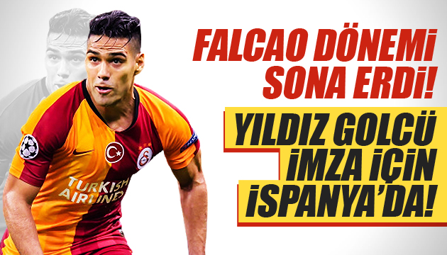 Radamel Falcao imza için İspanya ya gitti