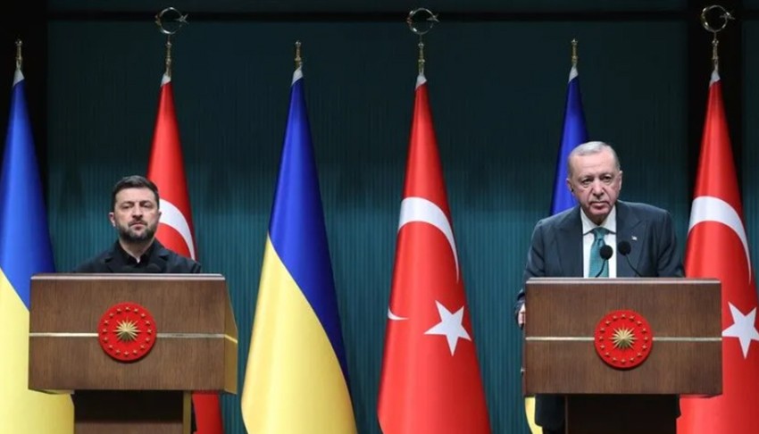 Cumhurbaşkanı Erdoğan, Dolmabahçe'de Zelenskiy ile görüştü: Adil barışın kaybedeni olmaz