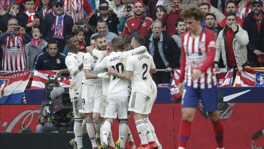 Madrid derbisi Real in