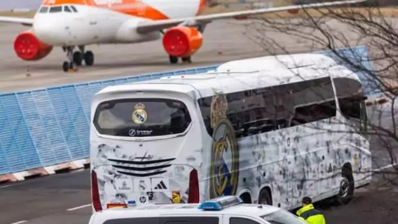 Real Madrid takım otobüsü kaza yaptı!