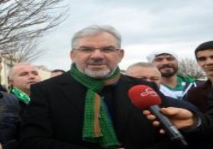 Bursaspor Başkanı Recep Bölükbaşı iddialı!