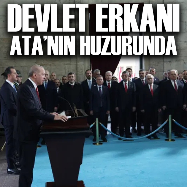 Türkiye Cumhuriyeti 103 yaşında! Cumhurbaşkanı Erdoğan ve devlet erkanı Anıtkabir'i ziyaret etti